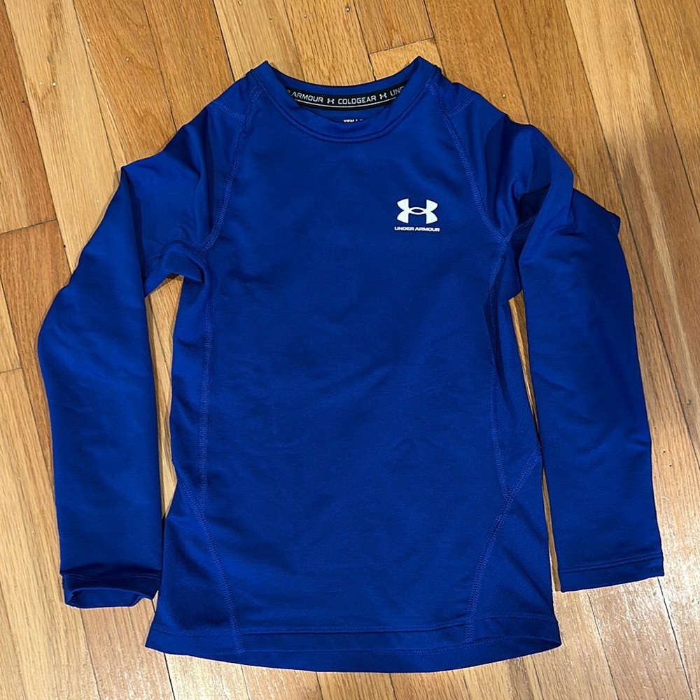 Under Armour Blue Long Sleeve Performance Tee